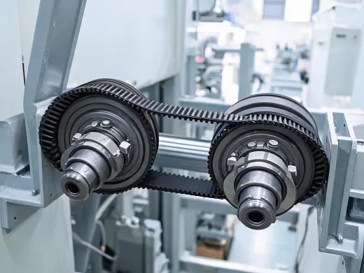 Packaging machine timing belt sheave
